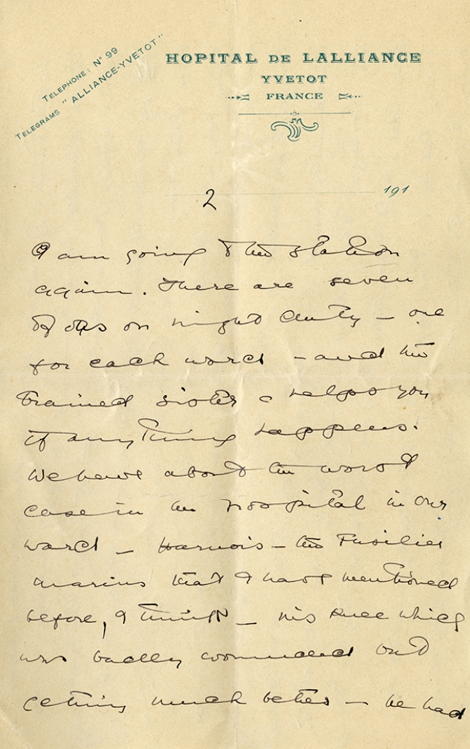 Letter from Katharine McLennan to J.S. McLennan
